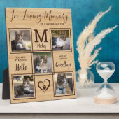 Erinnerung an Haustiere Personalisiert 5 Cat Foto Fotoplatte (Seite)