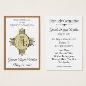 Erinnerung an Heilige Karte Chalice Erste Heilige (Vorne & Hinten)