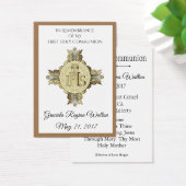 Erinnerung an Heilige Karte Chalice Erste Heilige (Schreibtisch)