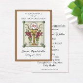 Erinnerung an Heilige Karte Chalice Erste Heilige (Schreibtisch)