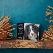 Erinnerung an Hunde-Memorial Foto halten Fotoplatte (Seite)