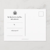 Erinnerung an katholische Massen, die Absichten bi Postkarte (Rückseite)