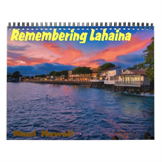 Erinnerung an Lahaina Kalender (Titelbild)