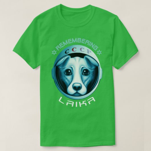 Erinnerung an Laika T-Shirt (Design vorne)