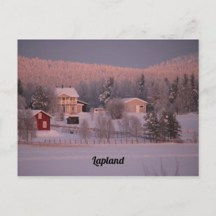 Erinnerung an Lappland Postkarte