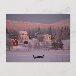 Erinnerung an Lappland Postkarte