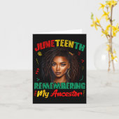 Erinnerung an mein afrikanisches Vorrecht Karte (Gelbe Blume)