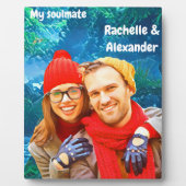 Erinnerung an meinen Partner Fotoplatte (Vorderseite)