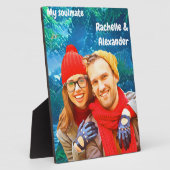 Erinnerung an meinen Partner Fotoplatte (Seite)