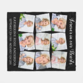 Erinnerung an Memorial Bewahren Sie benutzerdefini Fleecedecke (Vorderseite (Horizontal))