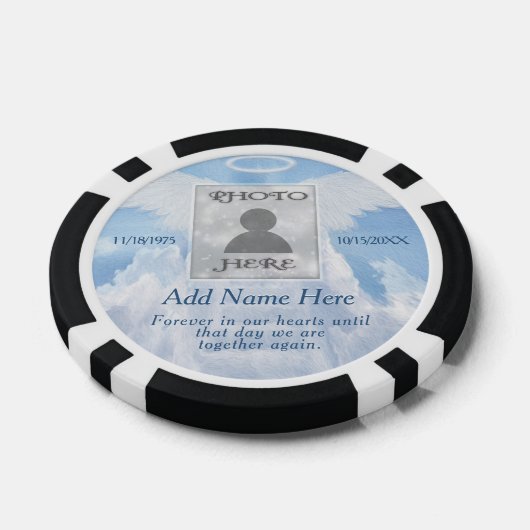 Erinnerung an Memory Pocket Foto Pokerchips (Einzeln)