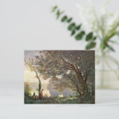 Erinnerung an Mortefontaine von Corot Jean-Baptist Postkarte (Stehend Vorderseite)