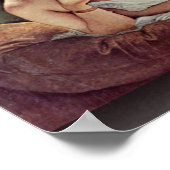 Erinnerung an Odalisque von Hayez Francesco Poster (Ecke)