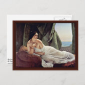 Erinnerung an Odalisque von Hayez Francesco Postkarte (Vorne/Hinten)