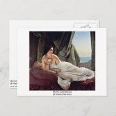 Erinnerung an Odalisque von Hayez Francesco Postkarte (Vorne/Hinten)