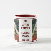 Erinnerung an Oma-2-Foto Tasse (Zentrum)