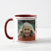 Erinnerung an Oma-2-Foto Tasse (Links)