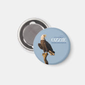 Erinnerung an Ozzie Circle Magnet (Vorderseite/Rückseite)