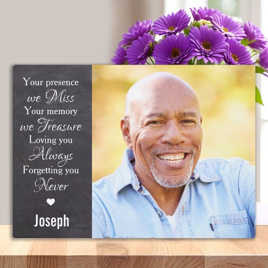 Erinnerung an personalisiertes Foto Bewahren Memor Fotoplatte