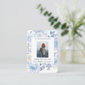 Erinnerung an Pocket Keepake Memorial Hummingbird Visitenkarte (Stehend Vorderseite)