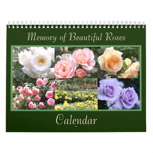Erinnerung an schöne Rose Calendar レ schöne ダ. Kalender (Titelbild)