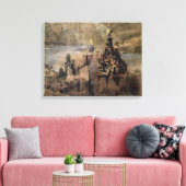 Erinnerung an Spanien, 1850 Leinwanddruck (Insitu (Wohnzimmer))