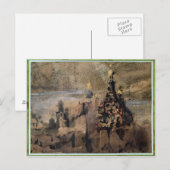 Erinnerung an Spanien, 1850 Postkarte (Vorne/Hinten)