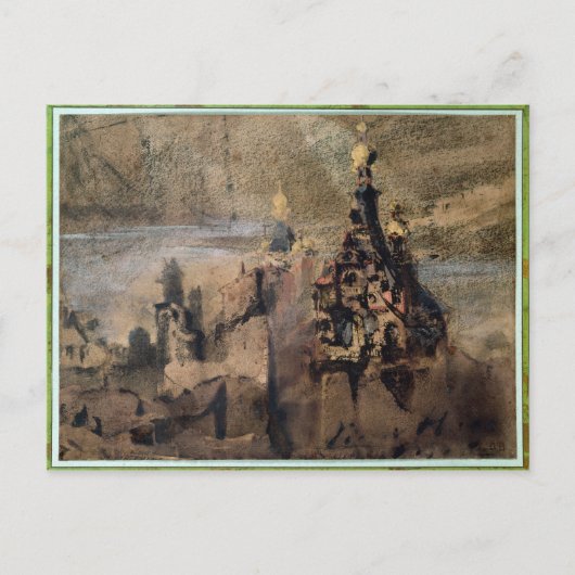 Erinnerung an Spanien, 1850 Postkarte (Vorderseite)