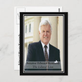 Erinnerung an Ted Kennedy Postkarte (Vorne/Hinten)