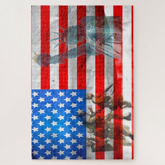 Erinnerung an unseren Vetraner Weltkrieg Zwei Puzzle (Vertikal)