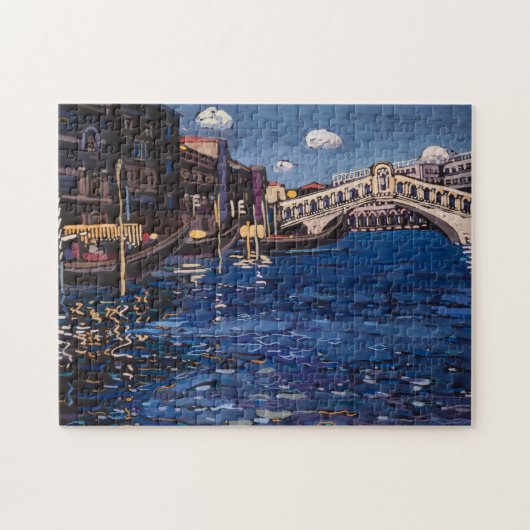 Erinnerung an Venedig, Rialto-Brücke, 1904 von Kan Puzzle (Horizontal)