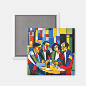 Erinnerung an vergangene Freunde Magnet (Vorderseite/Rückseite)