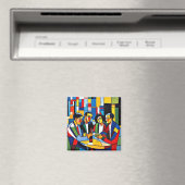 Erinnerung an vergangene Freunde Magnet (In Situ (Geschirrspüler))