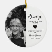 Erinnerung an verlorene Fotos Keramik Ornament (Vorne)