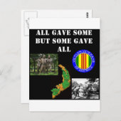 Erinnerung an Vietnam Postkarte (Vorne/Hinten)