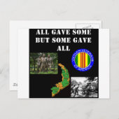 Erinnerung an Vietnam Postkarte (Vorne/Hinten)