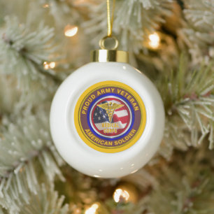 Erinnerung an Weihnachten des Sanitätskorps der Ar Keramik Kugel-Ornament