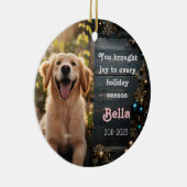 Erinnerung an Weihnachten Keramik Ornament Hund (Rechts)