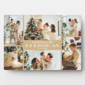 Erinnerung an Weihnachts-FotoCollage Fotoplatte (Vorderseite)