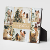 Erinnerung an Weihnachts-FotoCollage Fotoplatte (Seite)