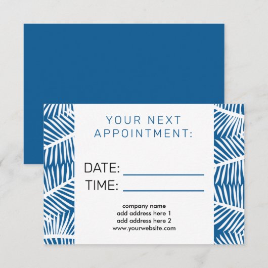 Erinnerung Begleitkarte (Vorne/Hinten)