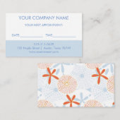 Erinnerung Begleitkarte (Vorne/Hinten)