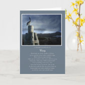 Erinnerung Beileid Individuelle Name spirituelle K Karte (Gelbe Blume)