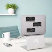 Erinnerung Beileidsbeerdigung Behalten Unterstützu Aufkleber (Laptop auf Schreibtisch)