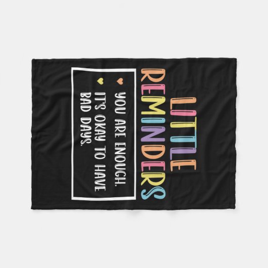 Erinnerung Berater für psychische Gesundheit 1 Fleecedecke (Vorderseite (Horizontal))