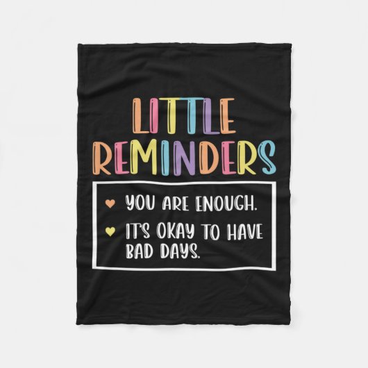 Erinnerung Berater für psychische Gesundheit 1 Fleecedecke (Vorderseite)