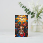 Erinnerung bestätigen Bestätigungs-Tauben-heilige Visitenkarte (Stehend Vorderseite)