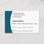 Erinnerung Business Cards Terminkarte (Vorderseite)