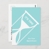 Erinnerung der Ernennung Einfach und Modernes Hour Postkarte (Vorne/Hinten)