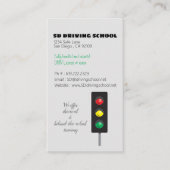 Erinnerung der Ernennung | Fahrschule Visitenkarte (Vorderseite)